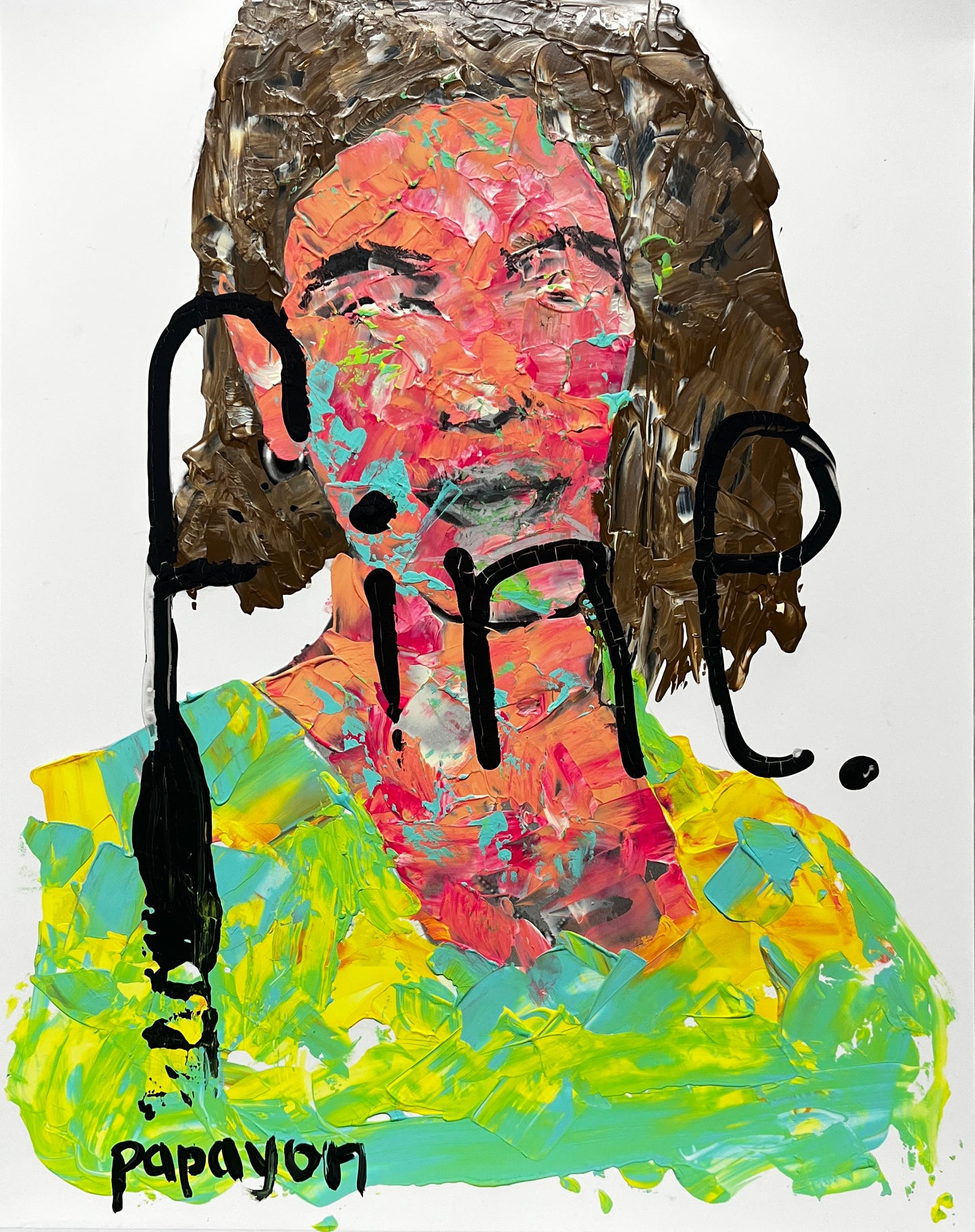 Portrait by Papayon on paper