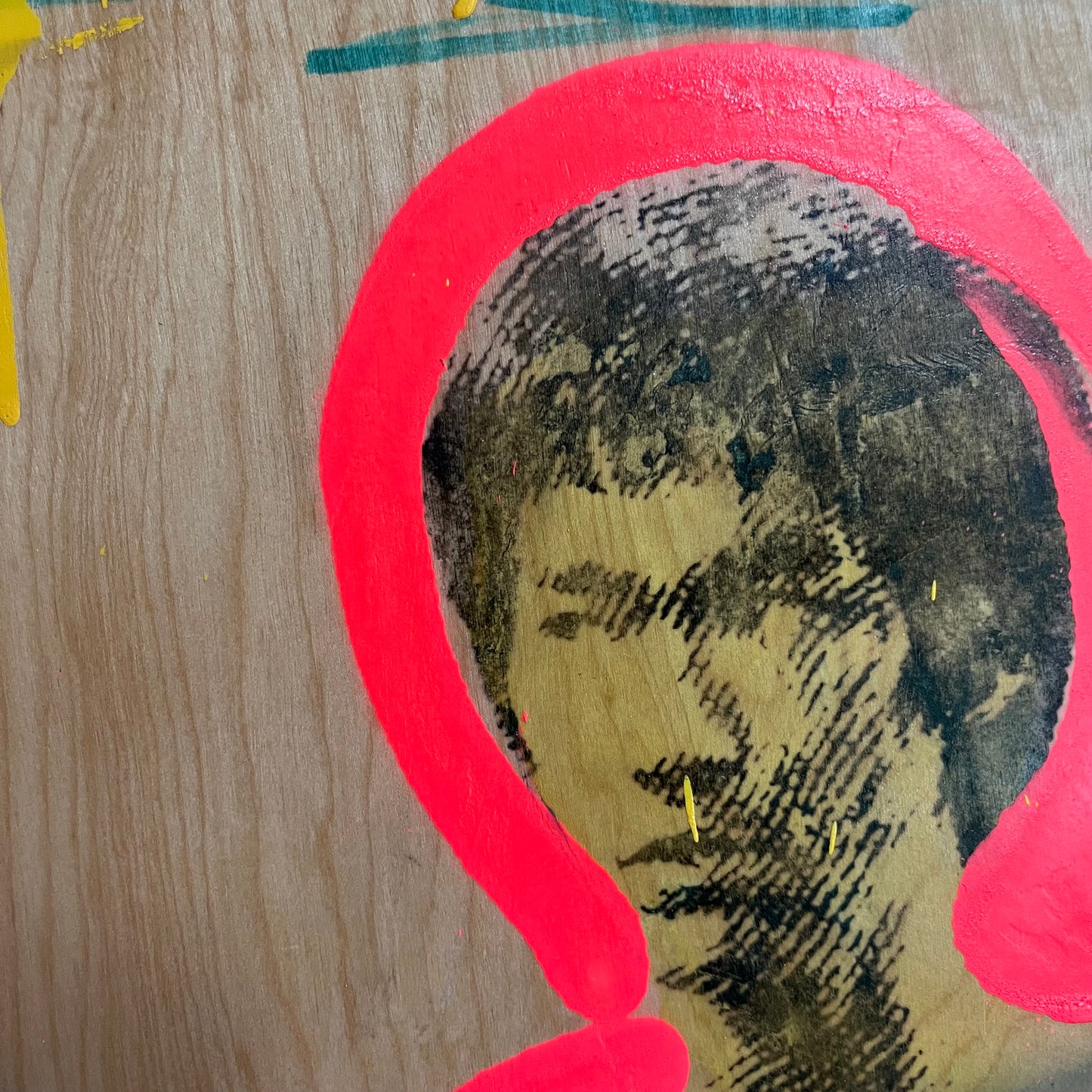 Rogue Warfare — Mixed media on woodpanel by Papayon