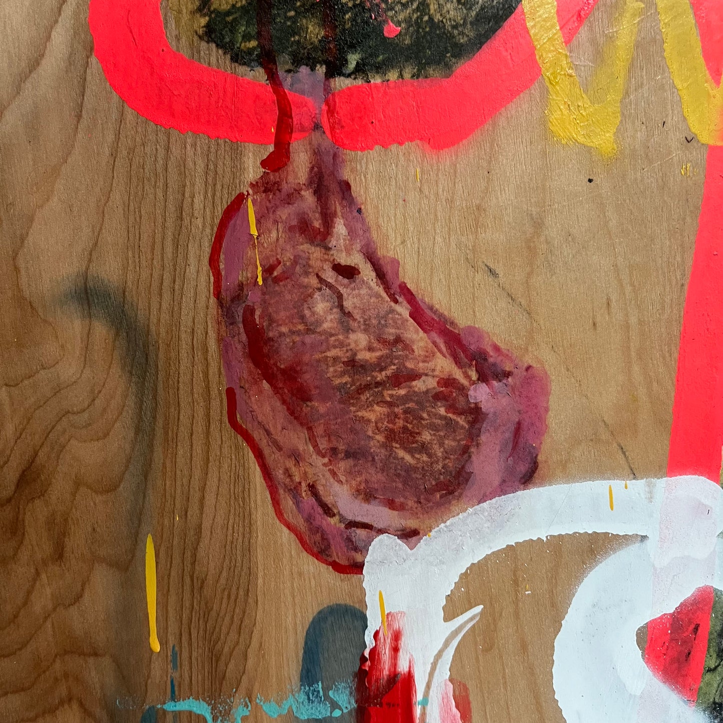 Rogue Warfare — Mixed media on woodpanel by Papayon