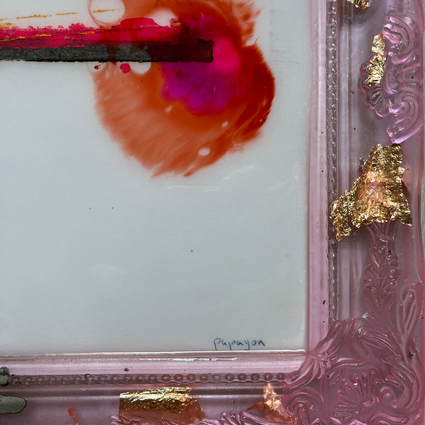 The Last Stand — Mixed media framed artwork painting