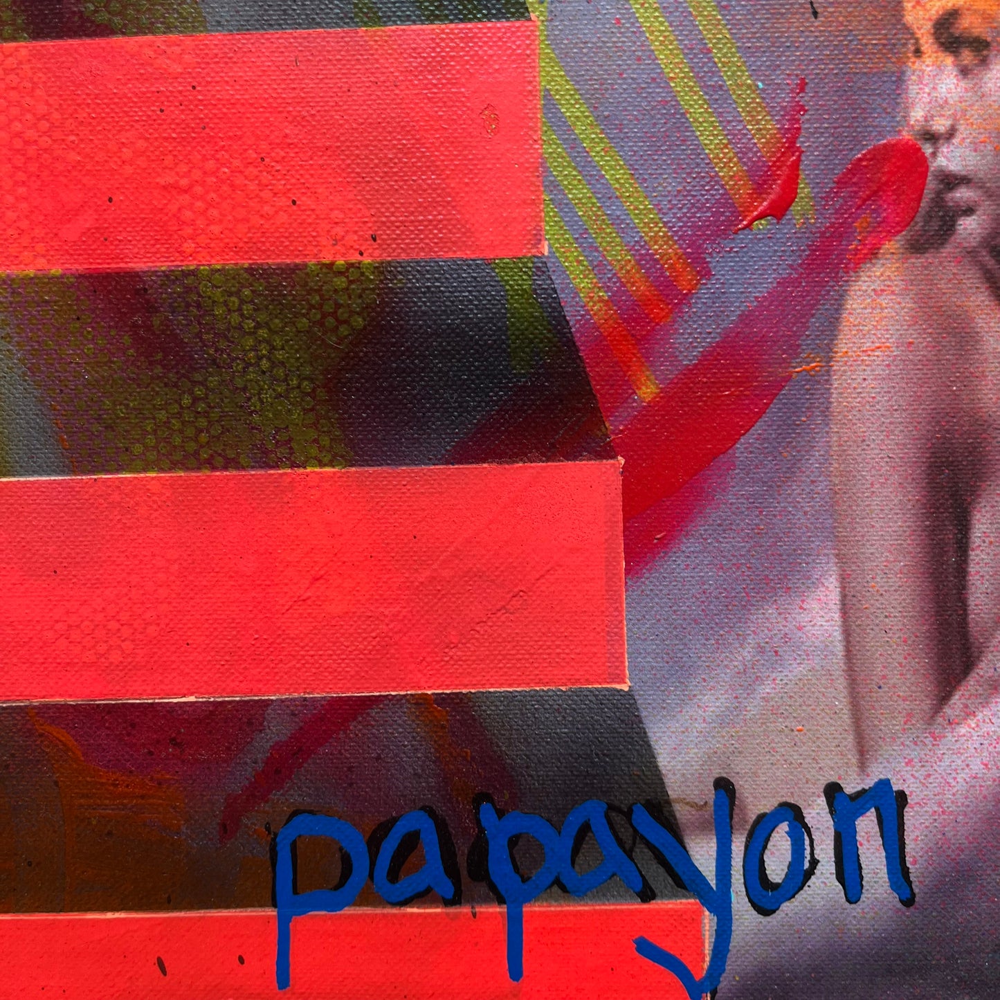Ponte de pie — Técnica mixta sobre lienzo de Papayon
