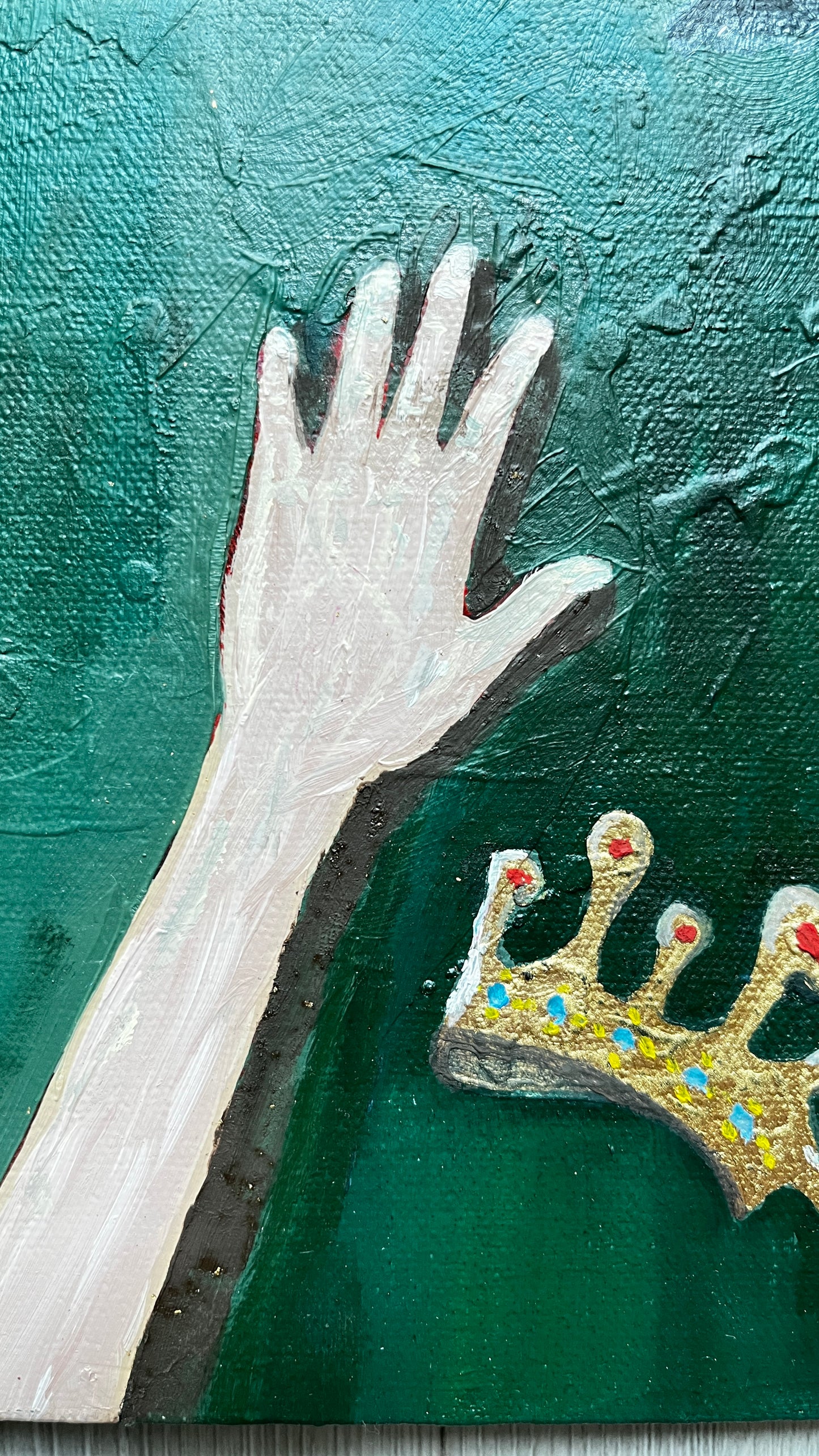 Falling Reign — Original artwork by Papayon – Oil on canvas, stretched