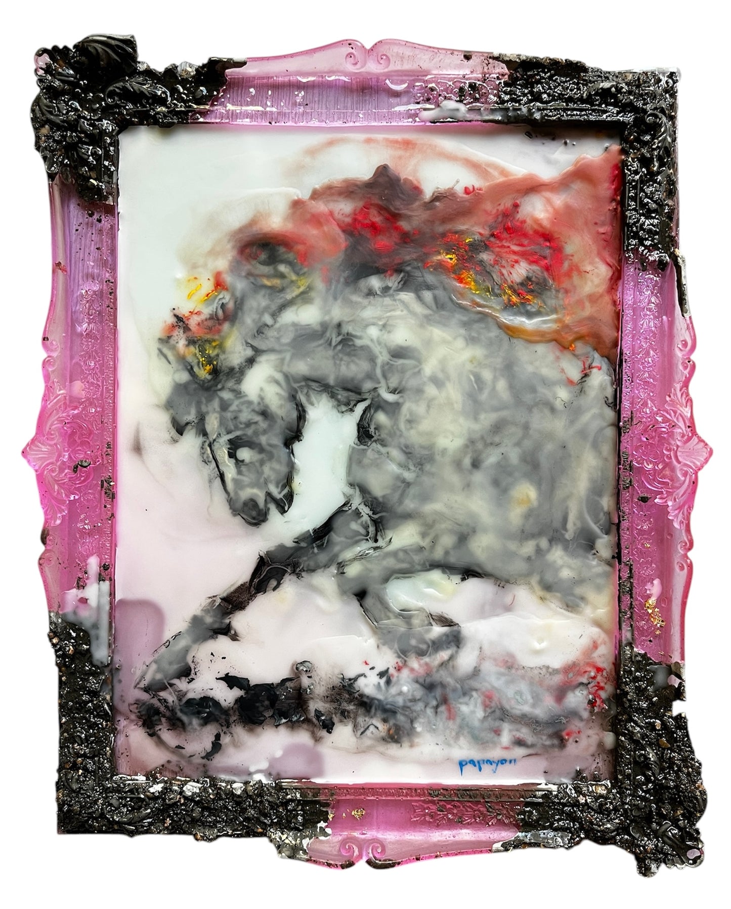 Encaustic fraded artwork by papayon