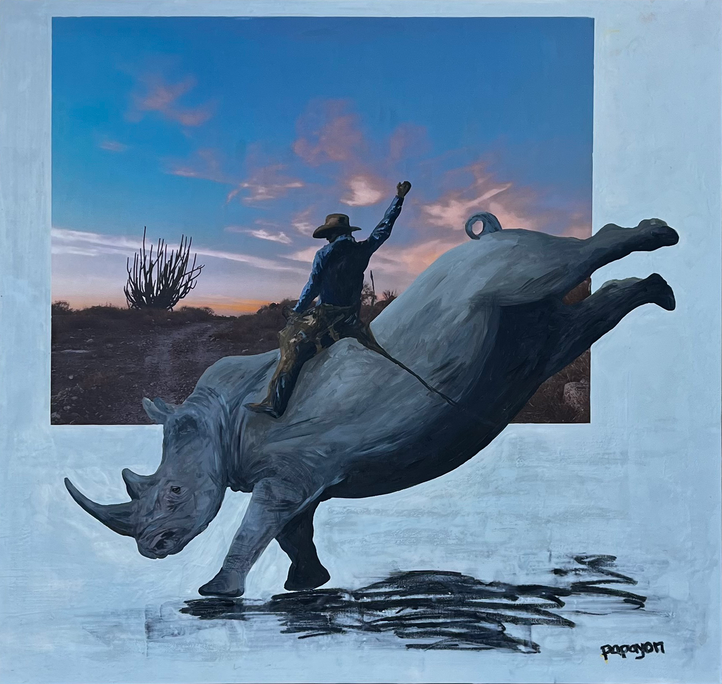 Encaustic by papayon