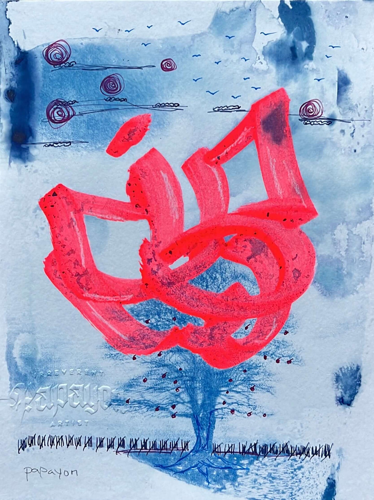 Cyanotype artwork