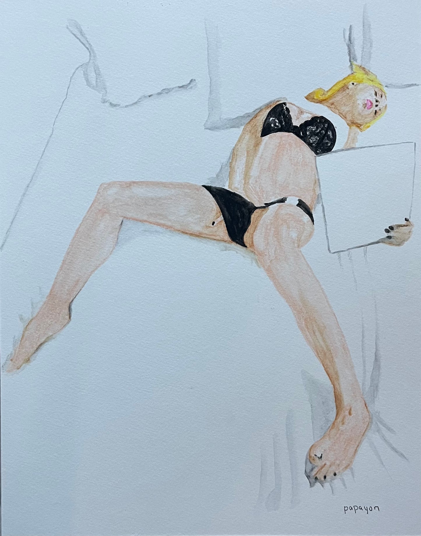 Paper work painting by papayon