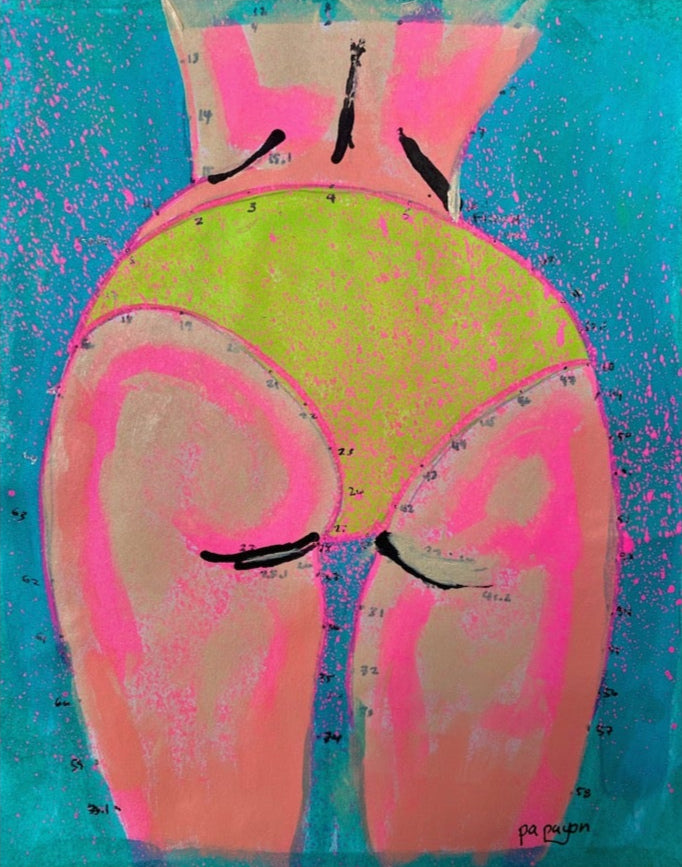 Paper artwork painting by Papayon
