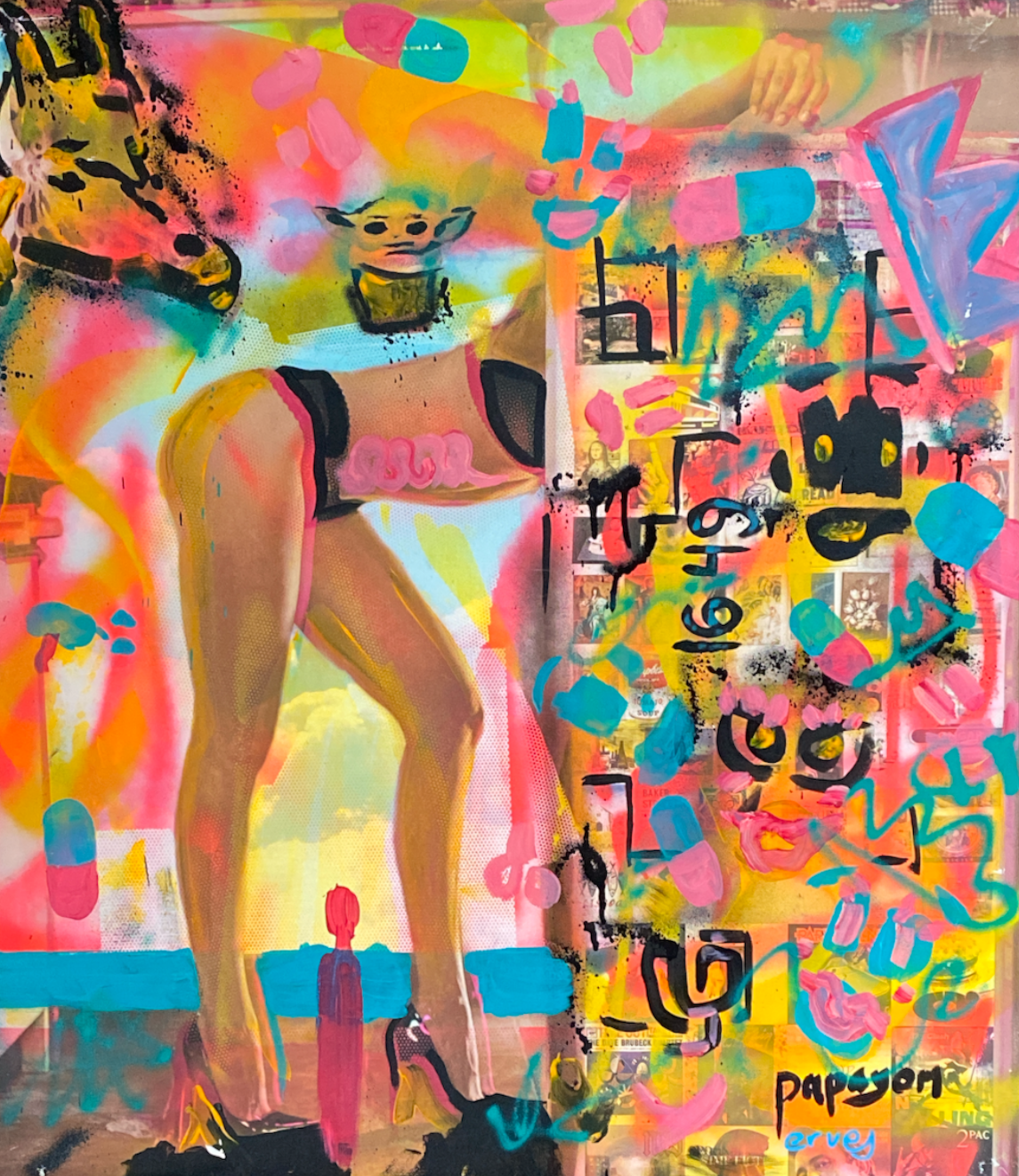 Mixed media by Papayon and Ervey