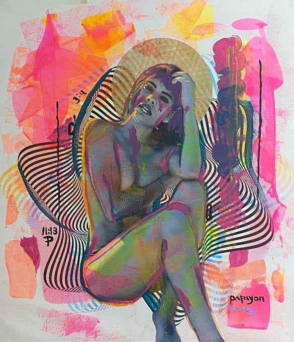 Original artwork collab Papayon and Ervey