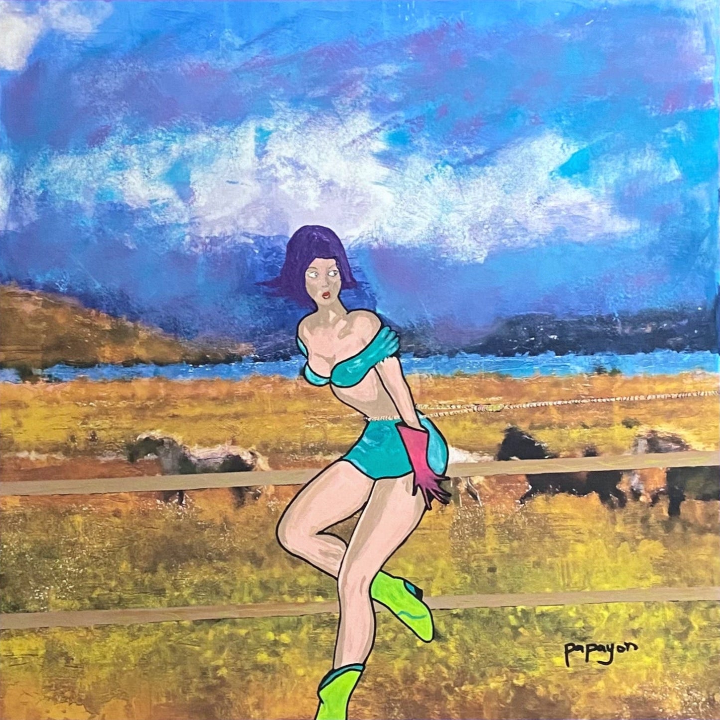Mixed media by Papayon