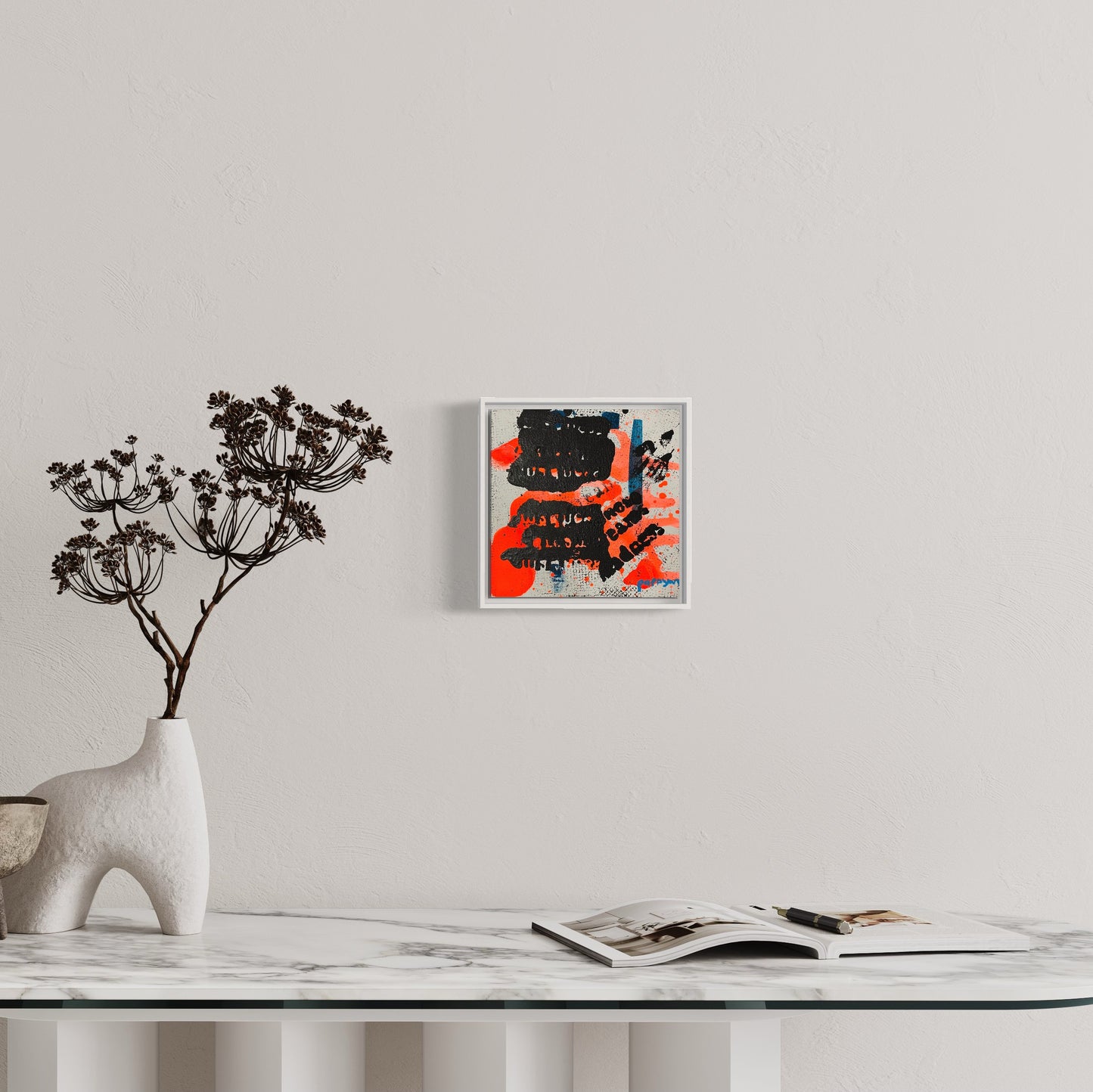 Stress out canvas — Mixed media on canvas by Papayon