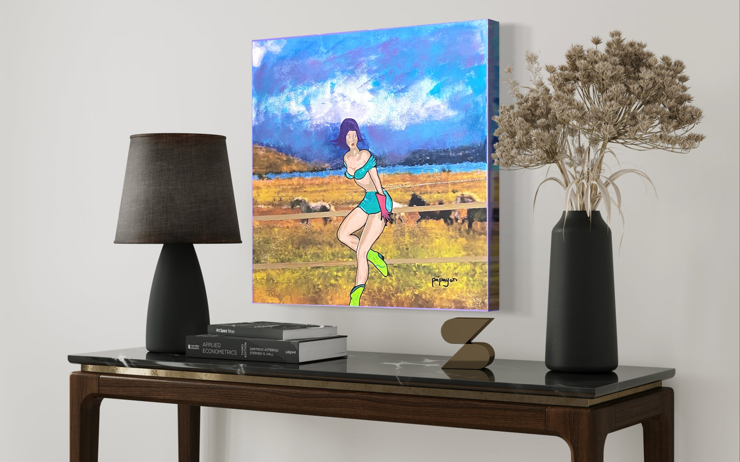WW canvas — Mixed media by Papayon