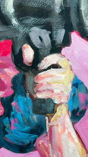 Let The Eat War — Original Artwork by Papayon - Oil Mixed media on Cotton Paper