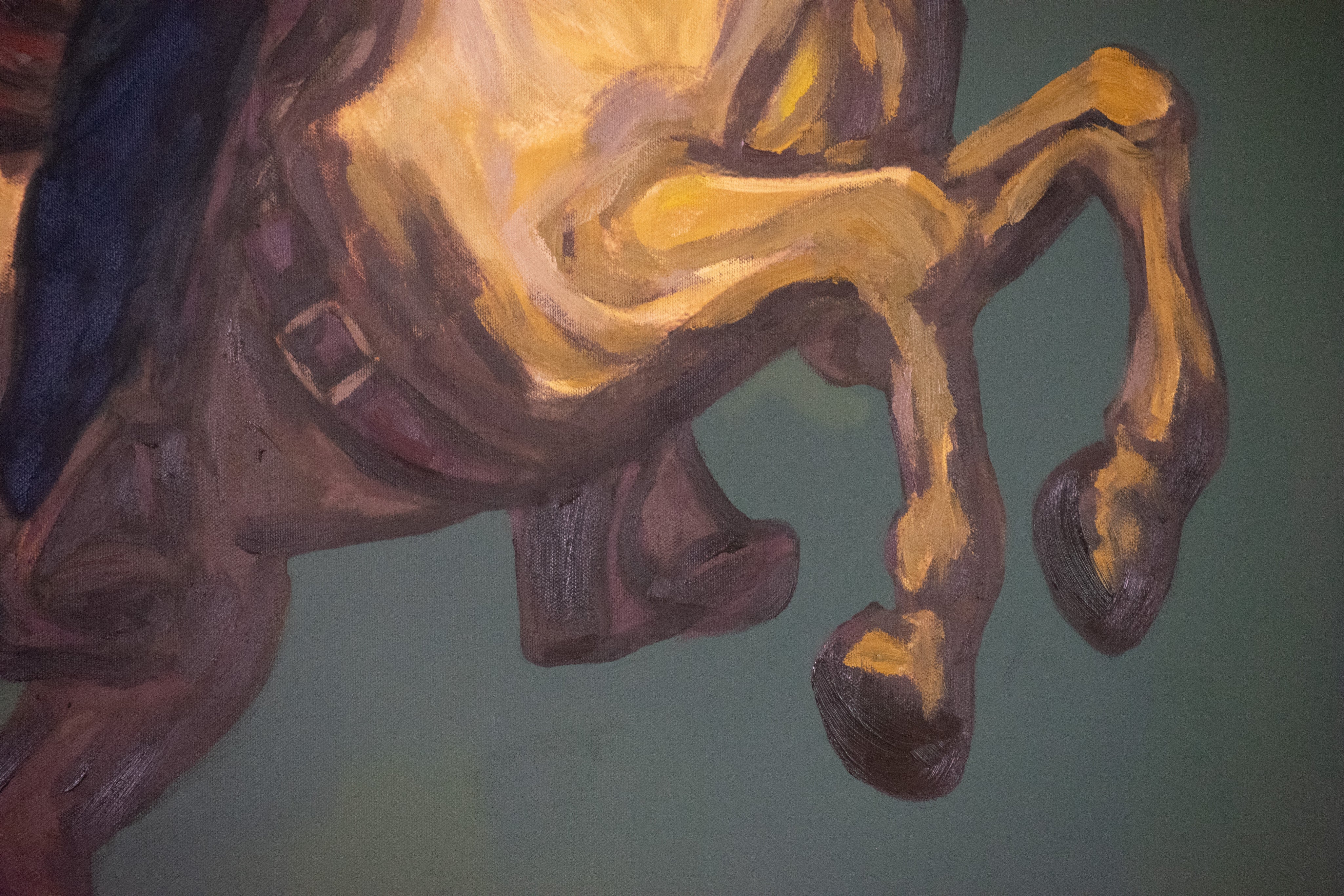 A Storm Is Coming — Original artwork by Papayon - Oil and vynil on canvas
