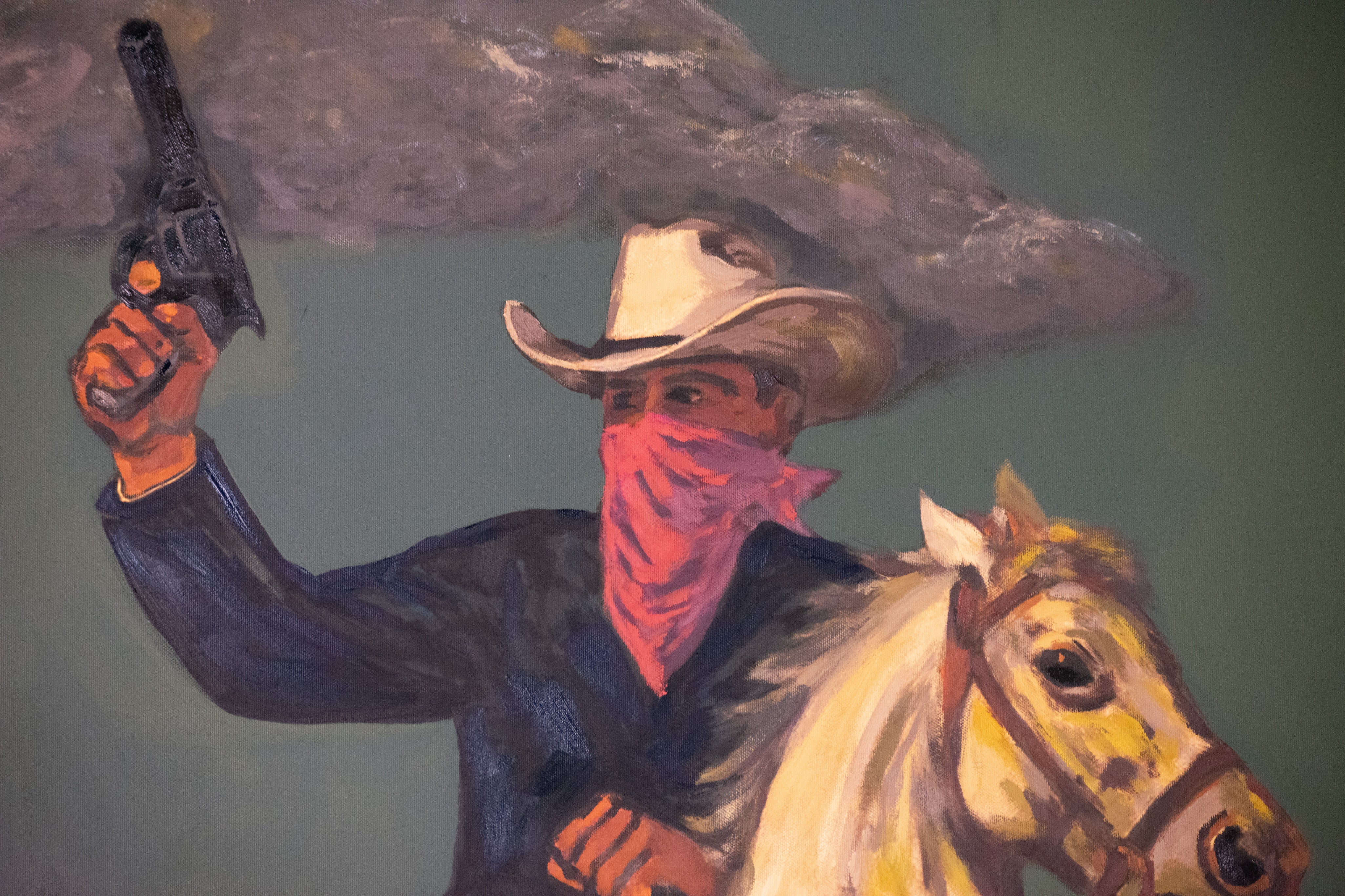 A Storm Is Coming — Original artwork by Papayon - Oil and vynil on canvas