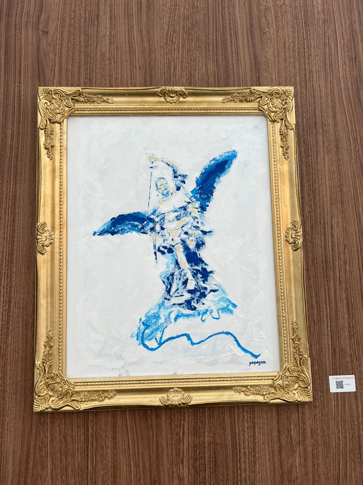 Eternal Strength — Original Artwork by Papayon | Oil on cardboard canvas framed