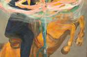 Bloom Shot — Original artwork by Papayon - Oil mixed media on canvas