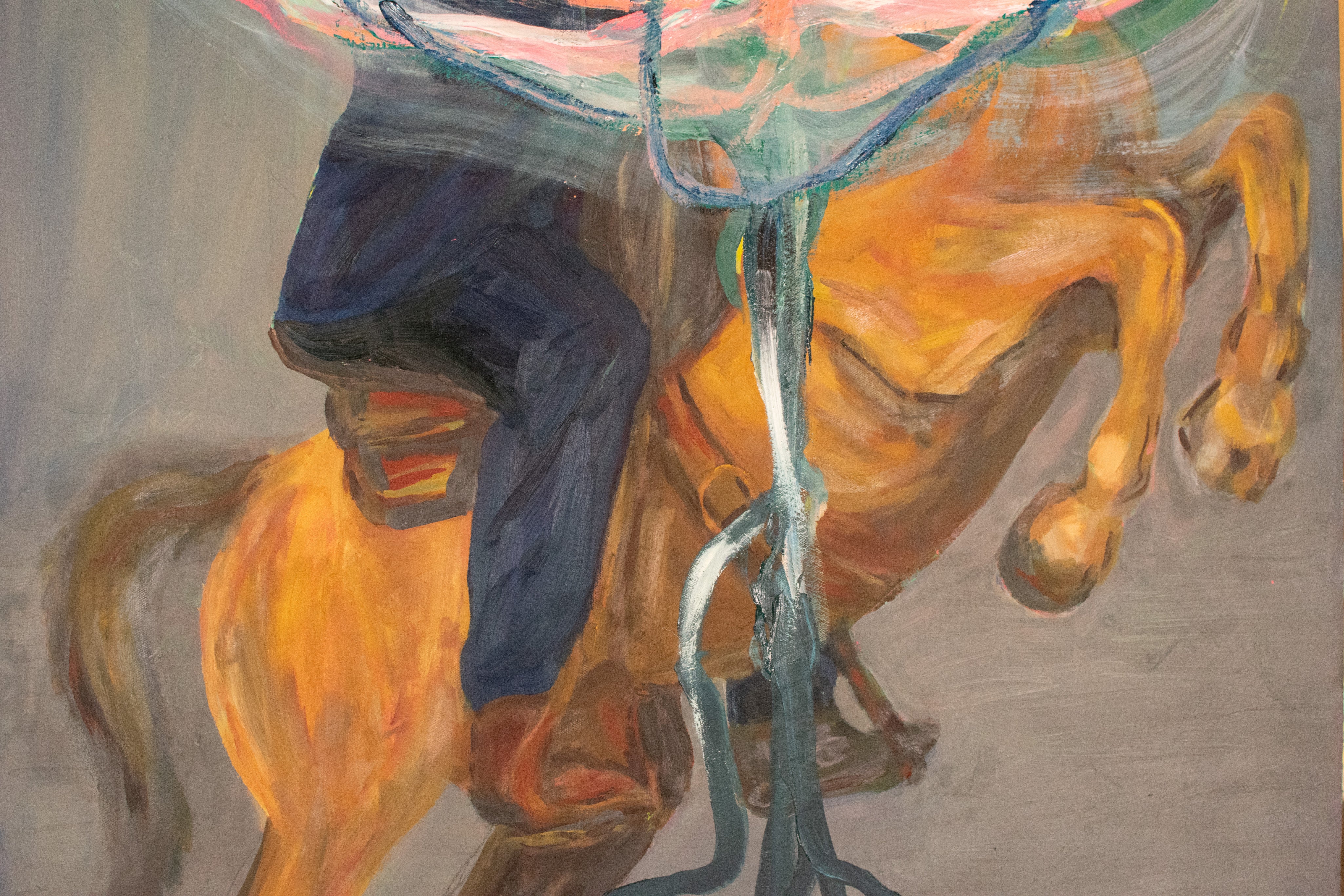 Bloom Shot — Original artwork by Papayon - Oil mixed media on canvas