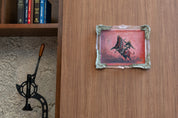 By the Horn — by Papayon | Oil on synthetic paper with integral cast resin frame 2026