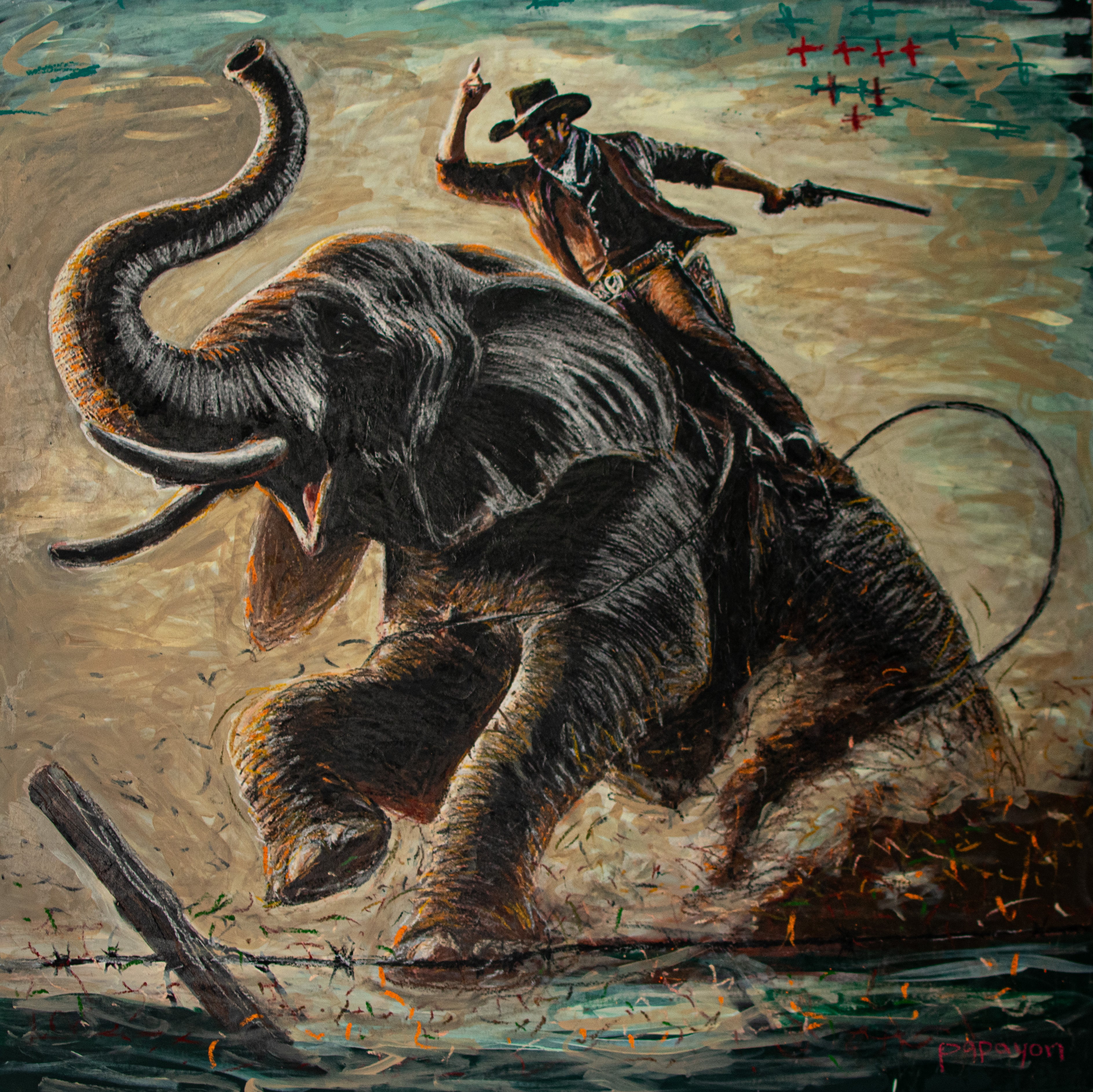 Papayon Original Art Paint