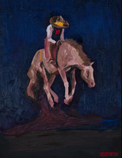 Charro — Original Artwork by Papayon | Oil on canvas board, 2026