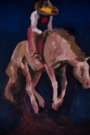 Charro — Original Artwork by Papayon | Oil on canvas board, 2026