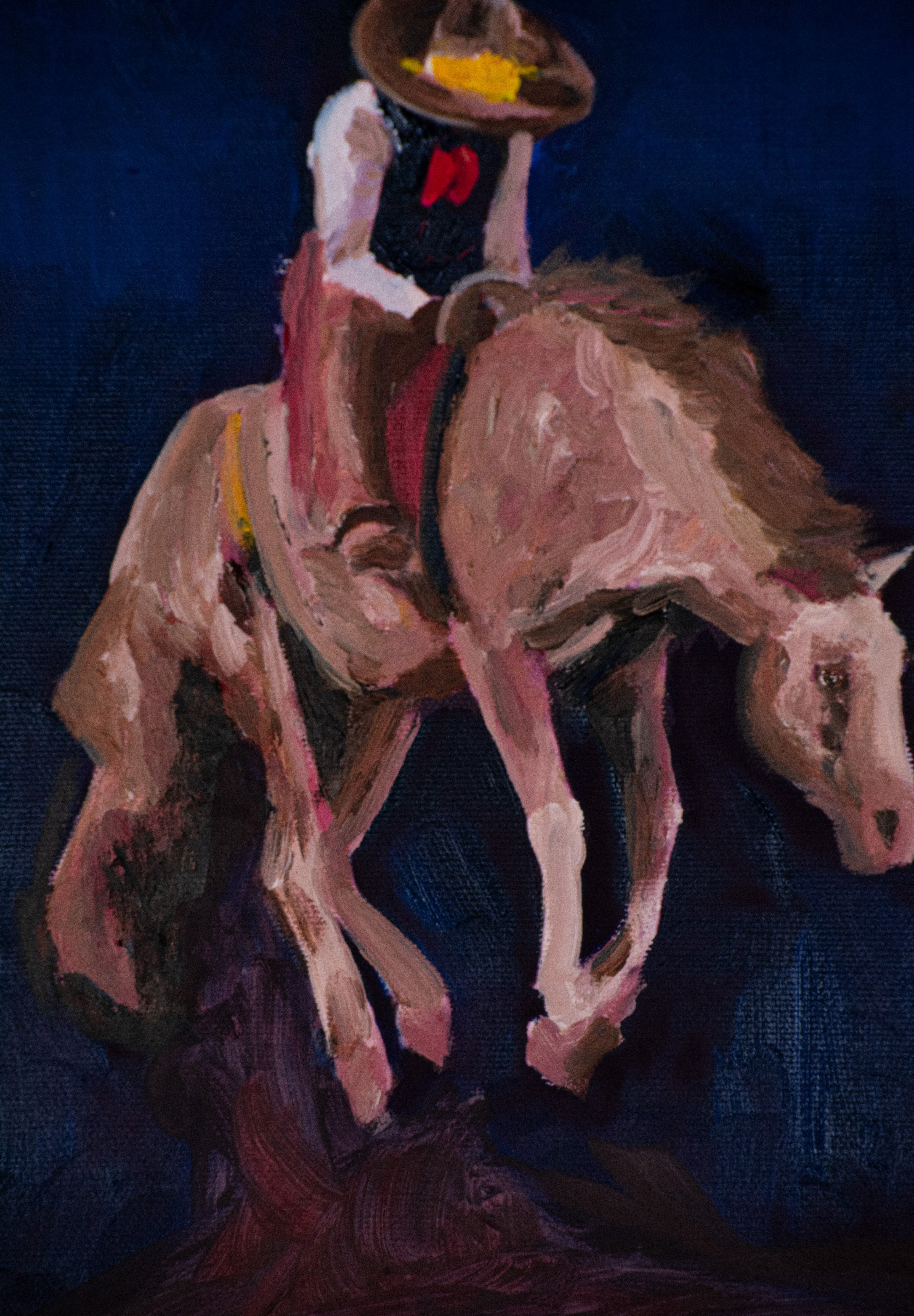 Charro — Original Artwork by Papayon | Oil on canvas board, 2026