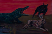 Confutatis — Original Artwork by Papayon | Oil on canvas 2026