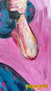 Let The Eat War — Original Artwork by Papayon - Oil Mixed media on Cotton Paper