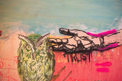 Danger is Lurking — Mixed media on canvas by Papayon