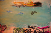 Danger is Lurking — Mixed media on canvas by Papayon