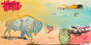 Danger is Lurking — Mixed media on canvas by Papayon