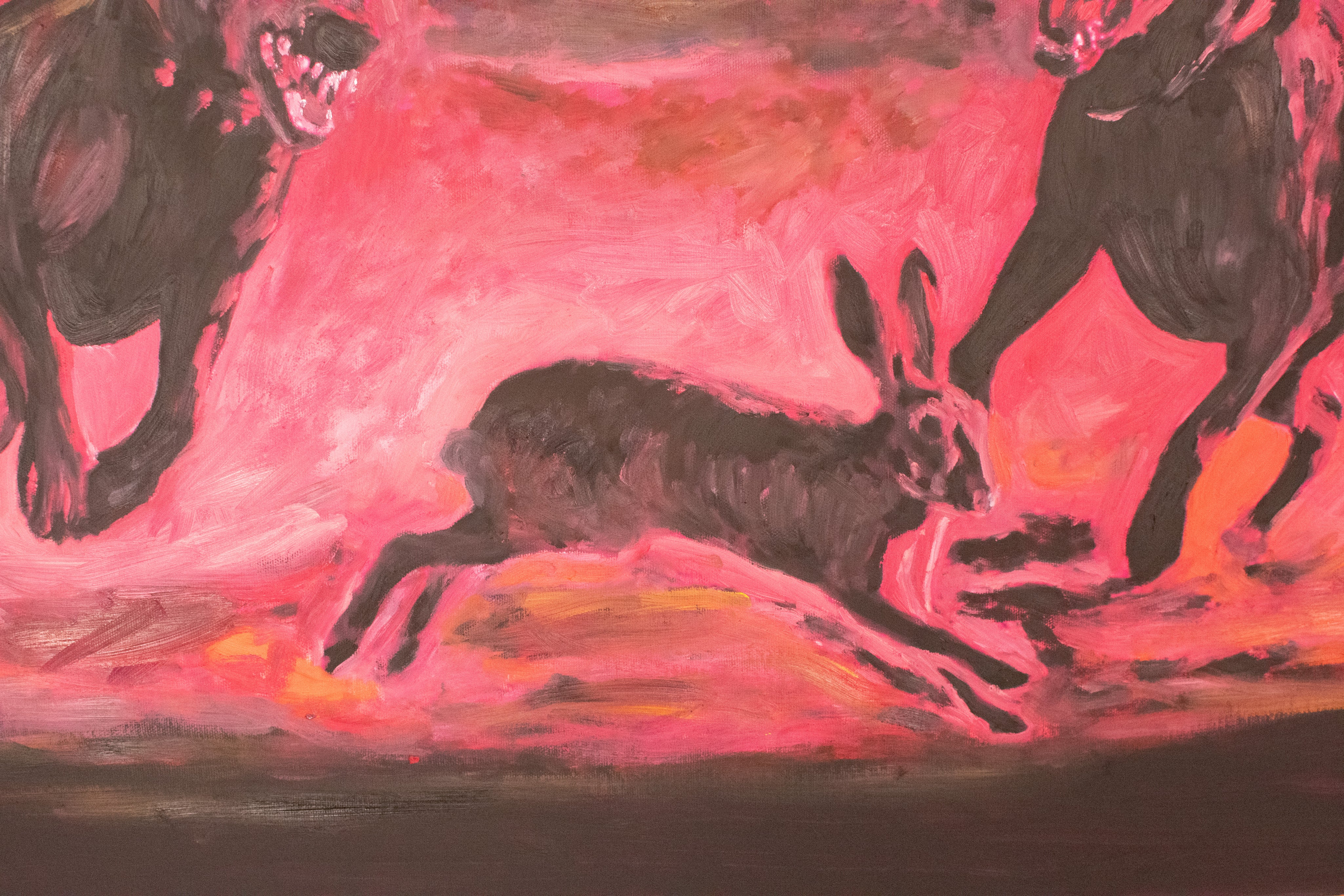 Dies Irae — Original Artwork by Papayon - Oil on canvas board framed