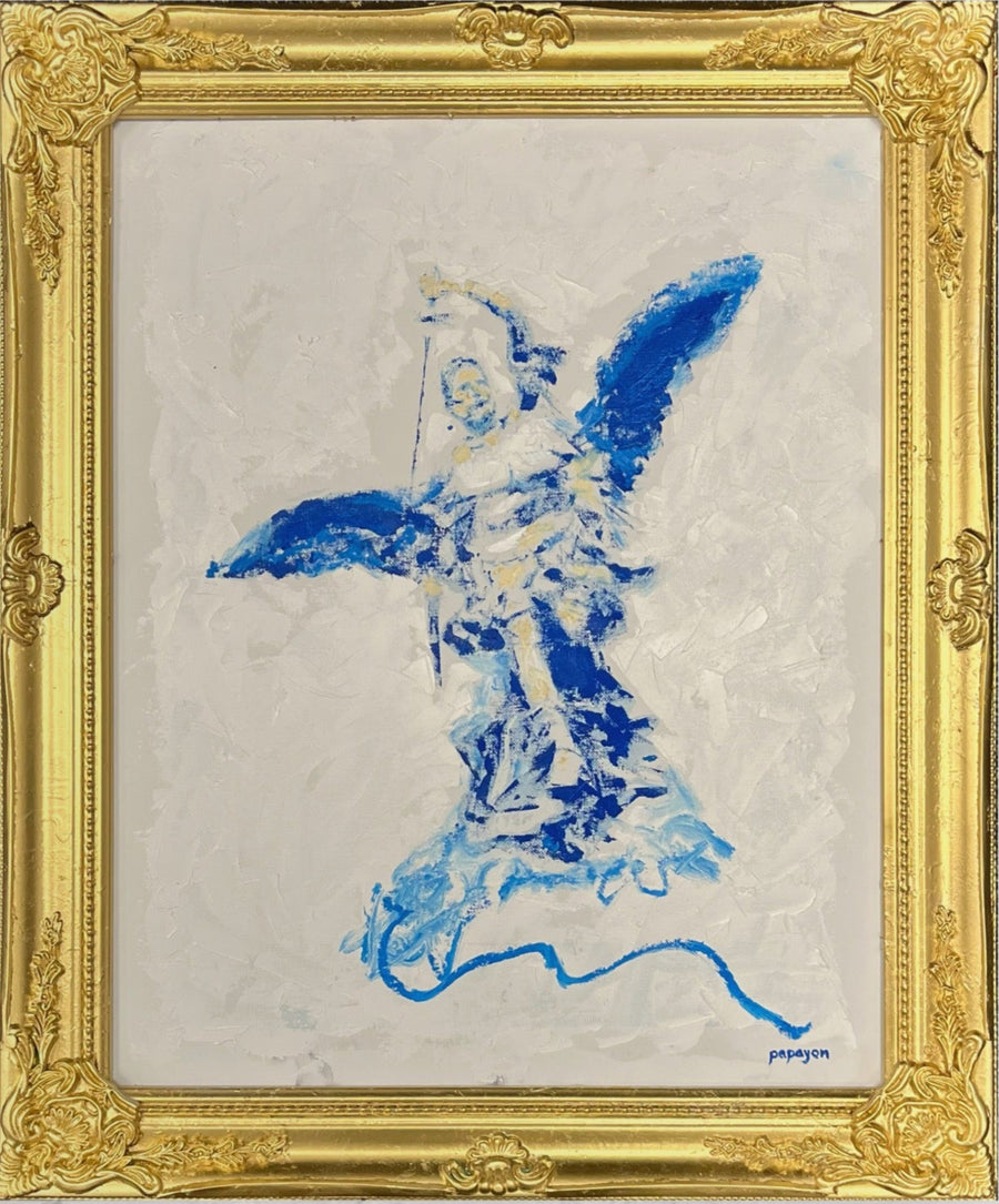 Eternal Strength — Original Artwork by Papayon | Oil on cardboard canvas framed