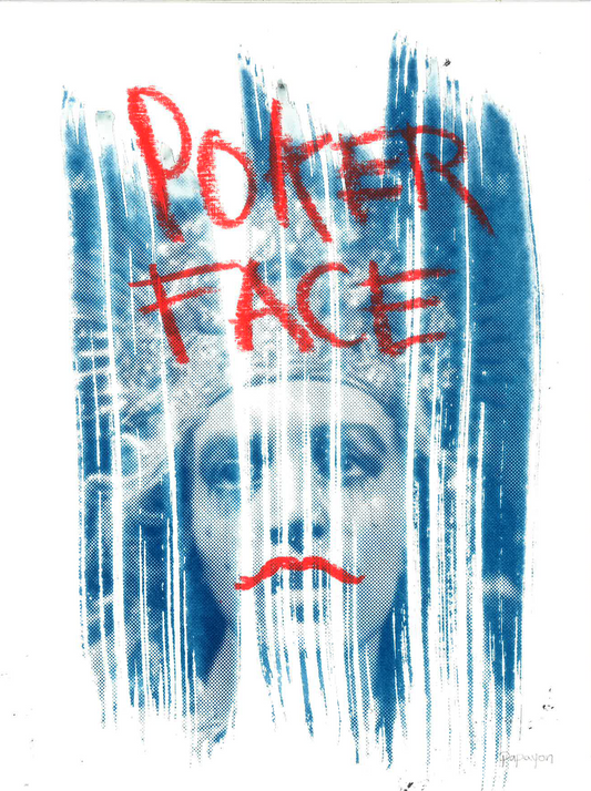 Cyanotype Mixed media artwork by Papayon
