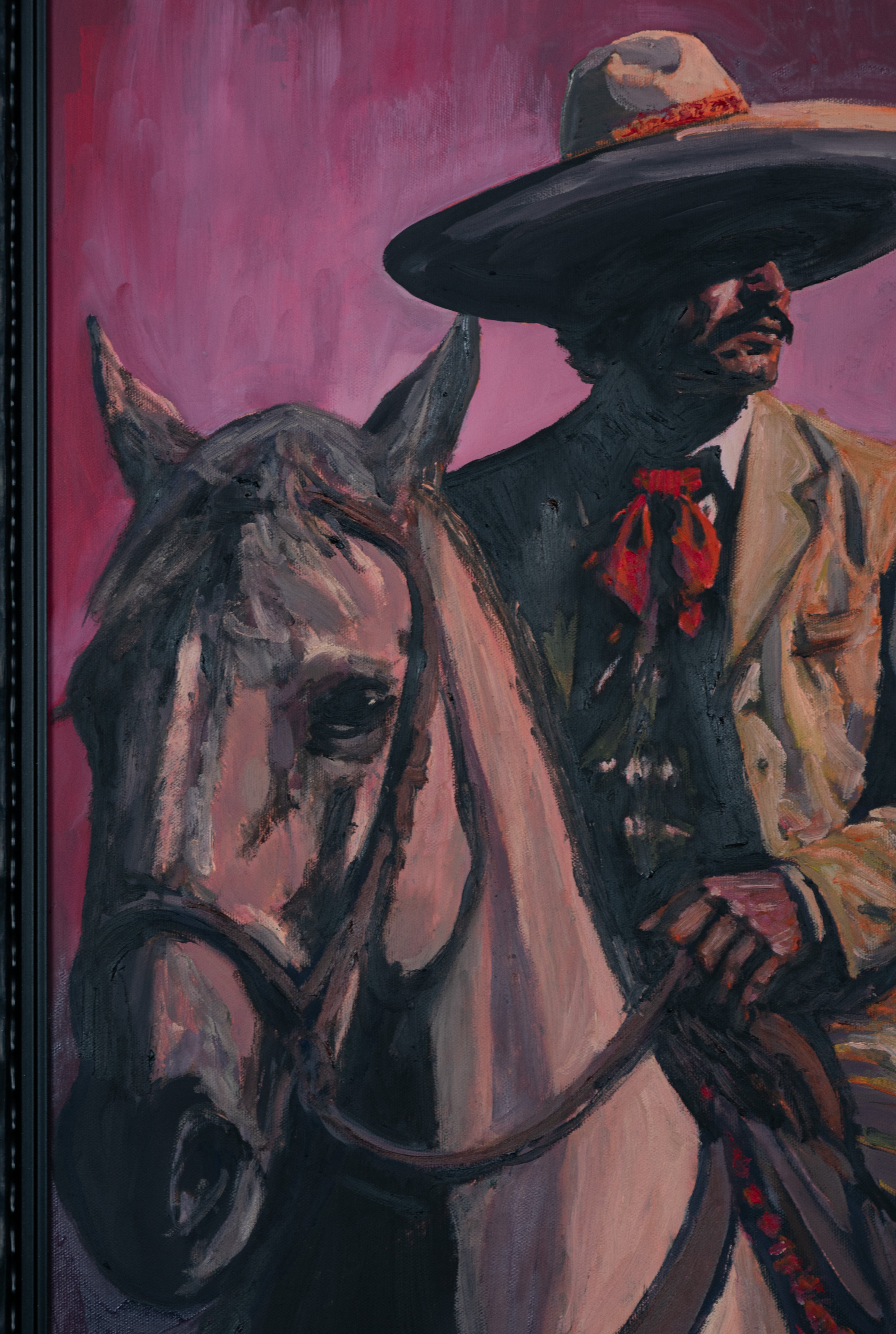 Half in Shadow— Original Artwork by Papayon | Oil on canvas board, 2026