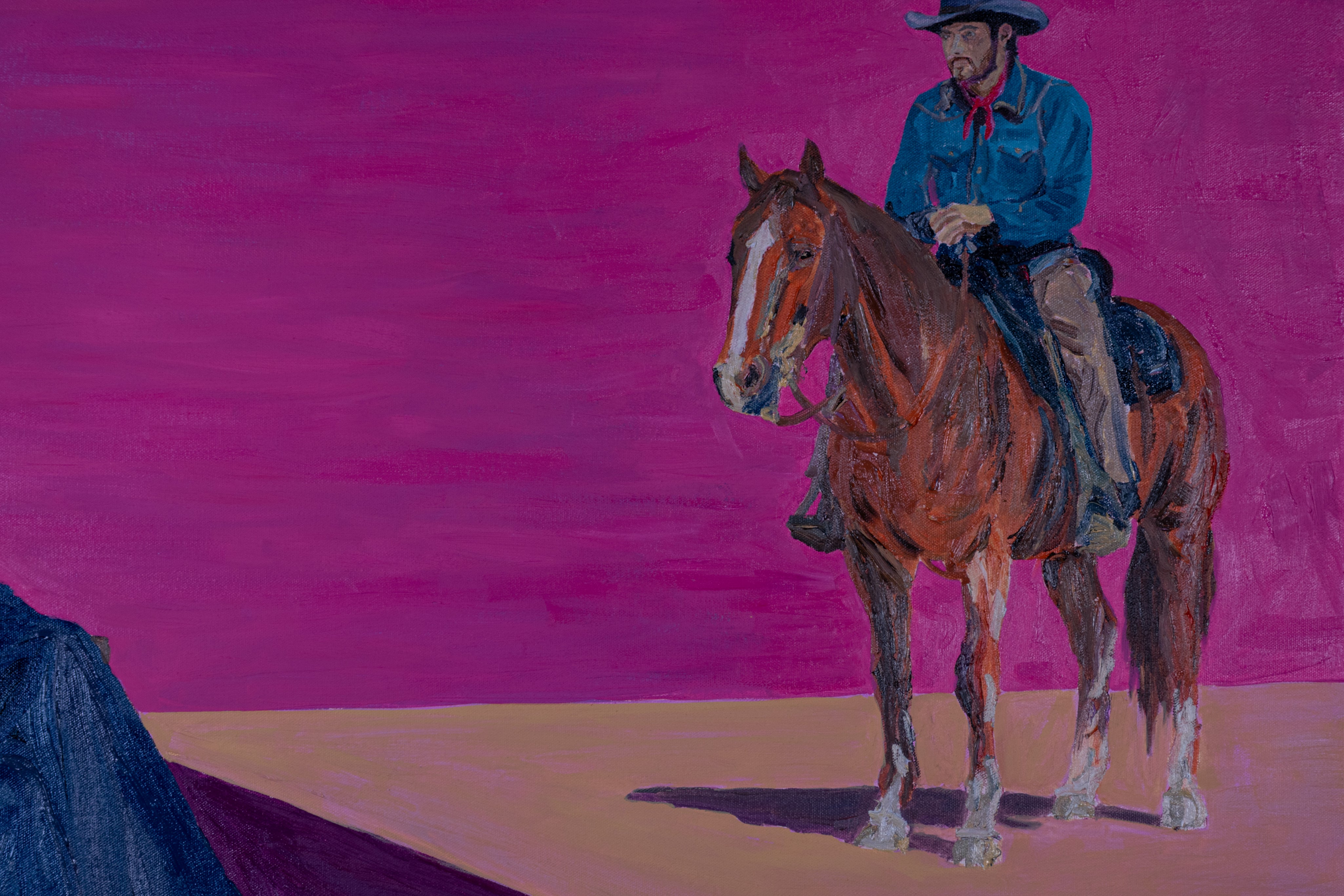 He Had Seen This Before — Original Artwork by Papayon | Oil on canvas 2026