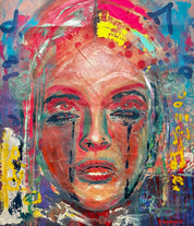 Mixed media on canvas original art by Papayon