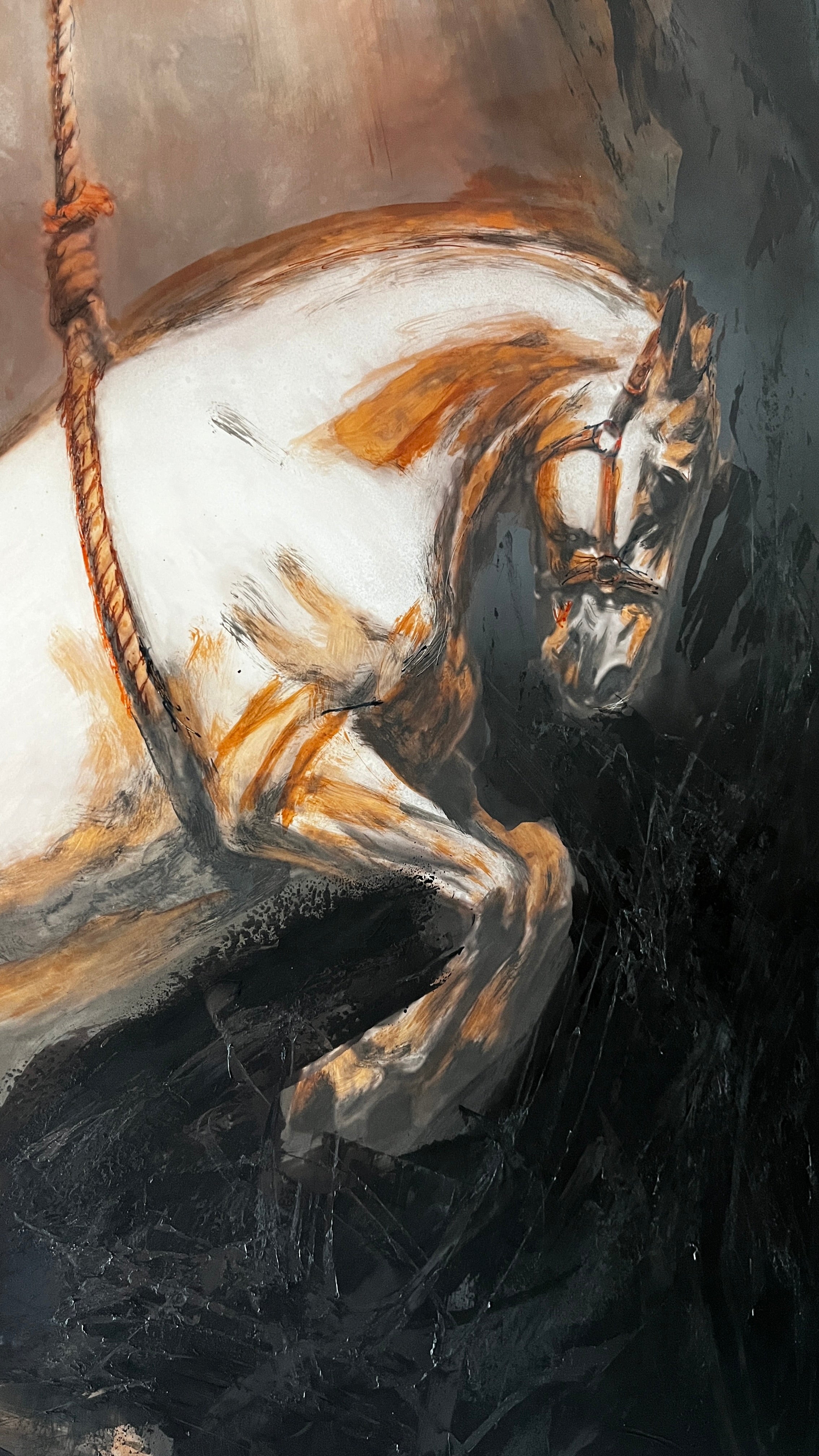 Held from Above — Original Artwork by Papayon | Mixed Media 2026