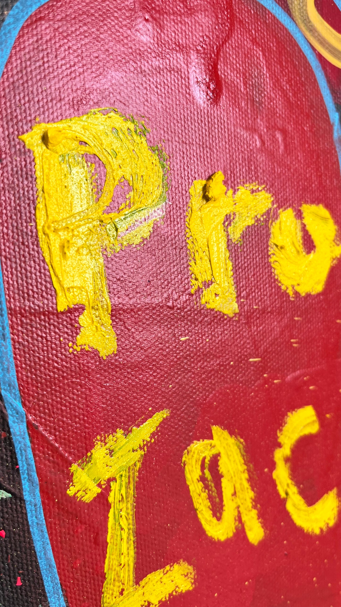 Chaotic Commerce — Mixed media on canvas by Papayon