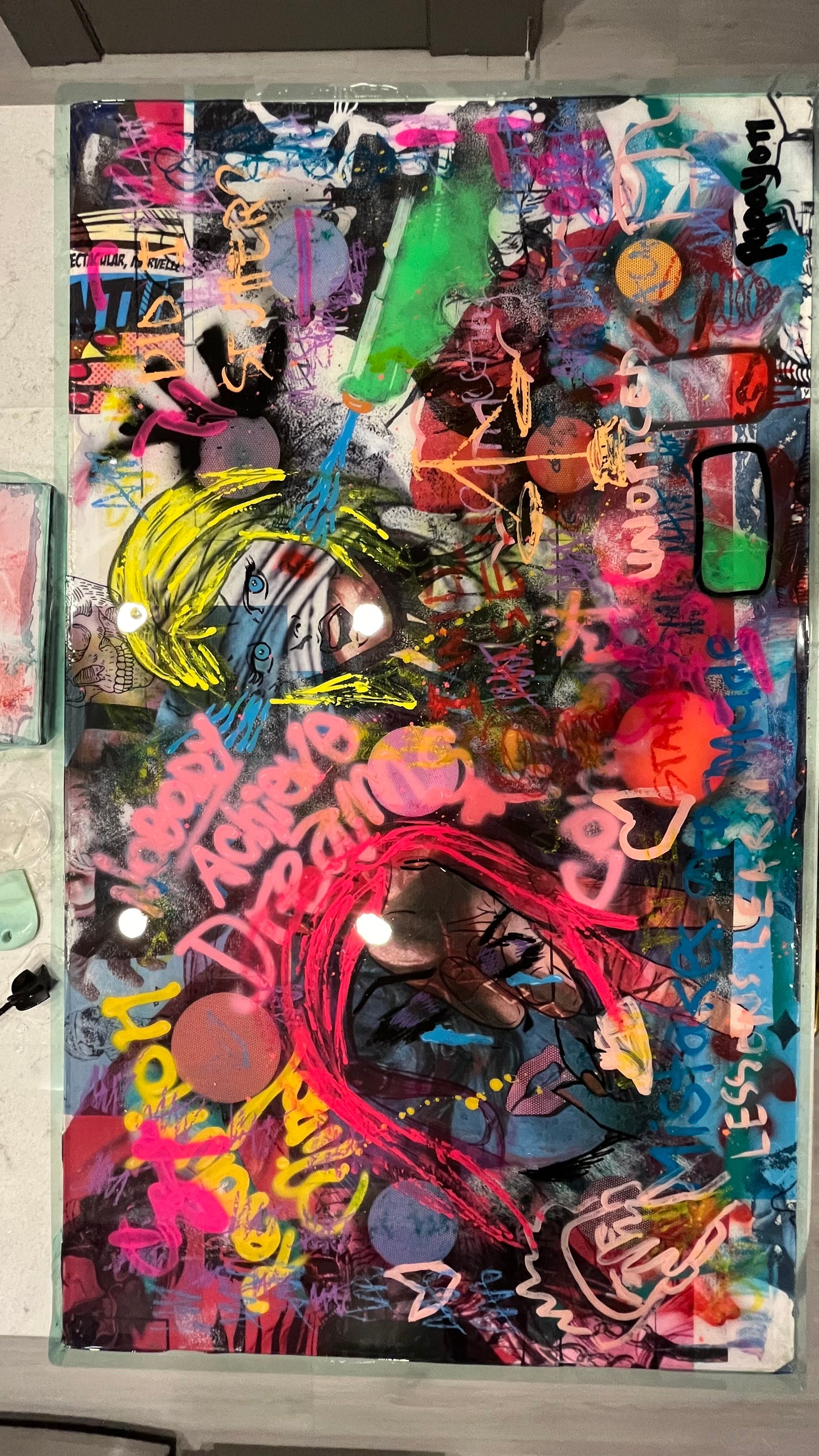 Dream — Mixed media on canvas by Papayon