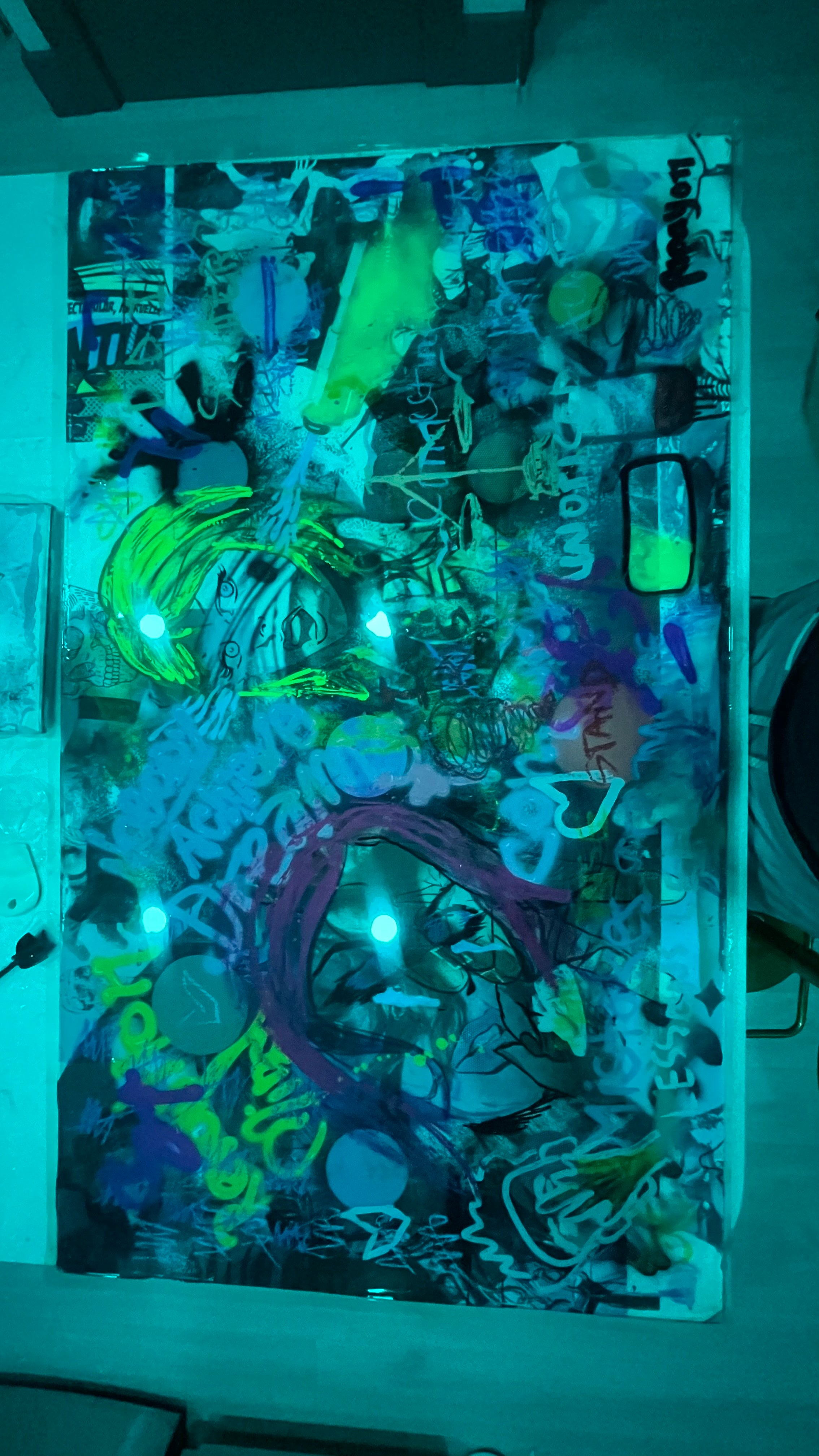 Dream — Mixed media on canvas by Papayon