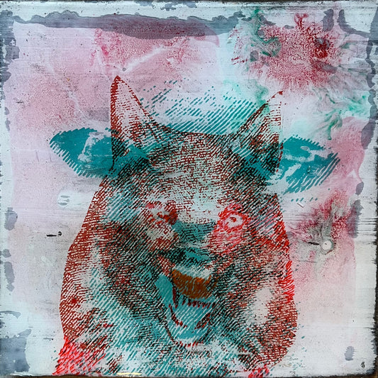 Beyond Illusion: Unveiling the Sheep and the Wolf Mixed media by Papayon