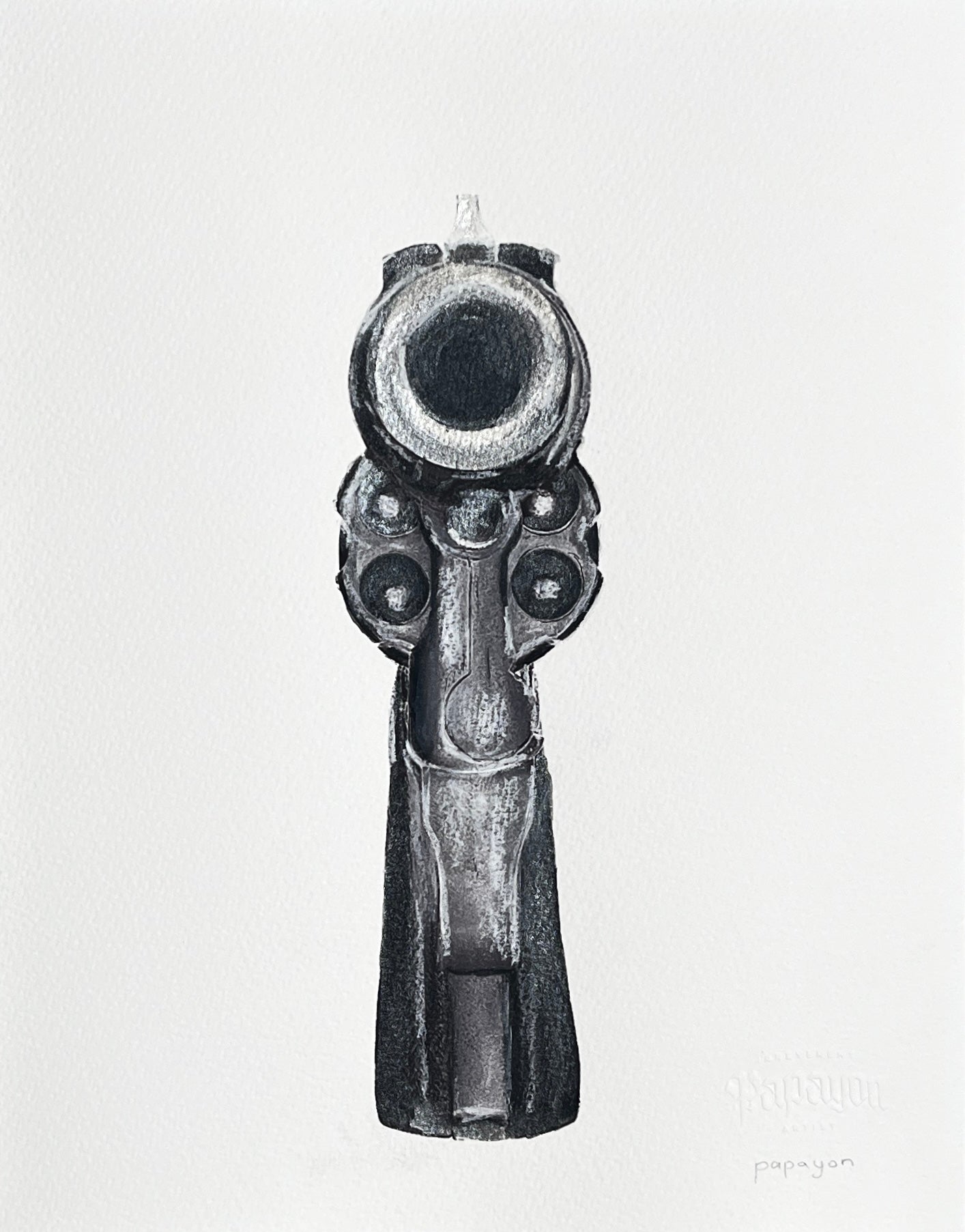 Front End — Original Artwork by Papayon - Watercolor on Cotton Paper