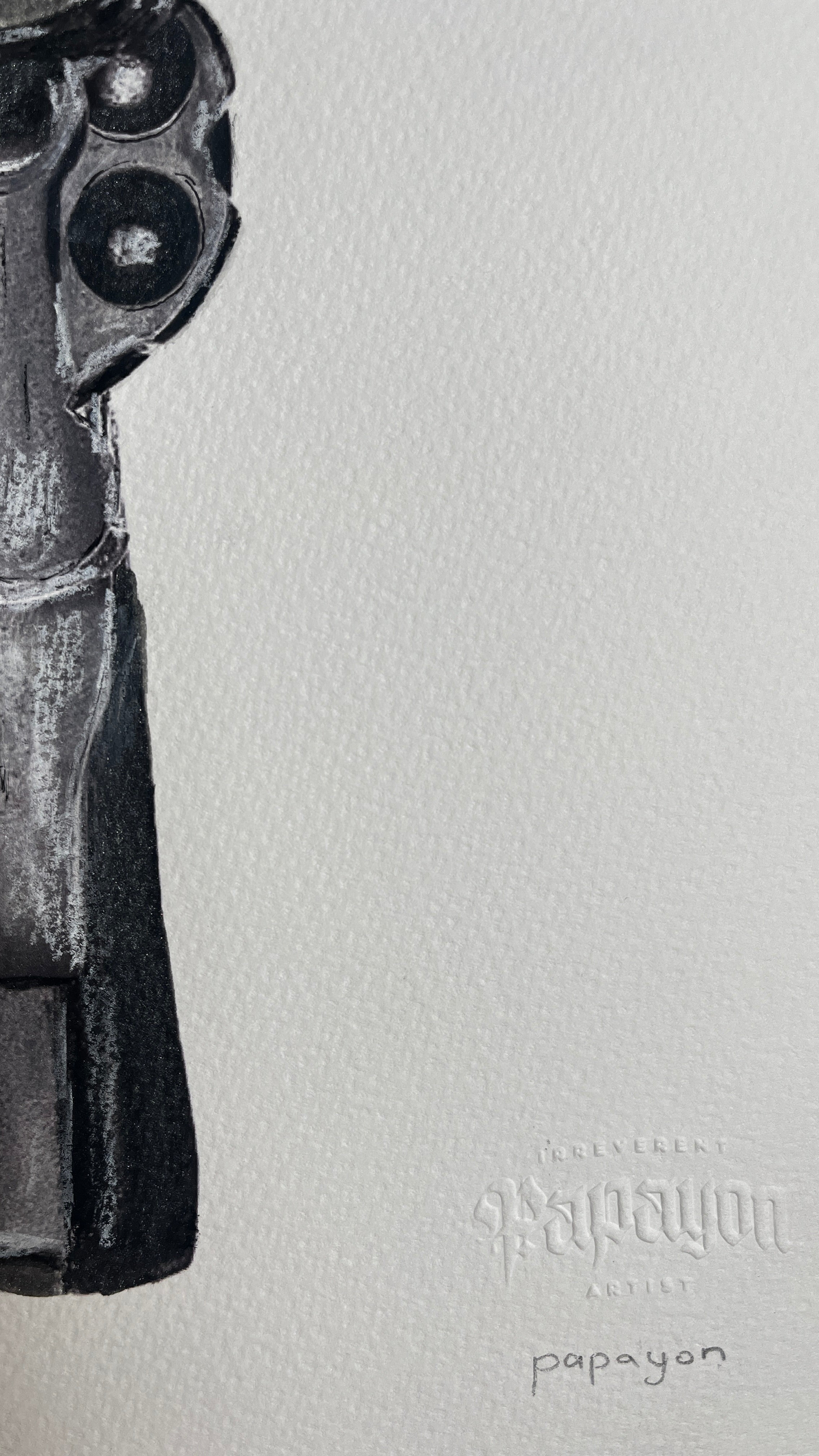 Front End — Original Artwork by Papayon - Watercolor on Cotton Paper