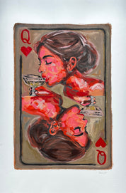 La Última Copa — Original Artwork by Papayon - Oil mixed media on Cotton Paper