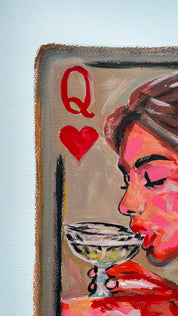 La Última Copa — Original Artwork by Papayon - Oil mixed media on Cotton Paper