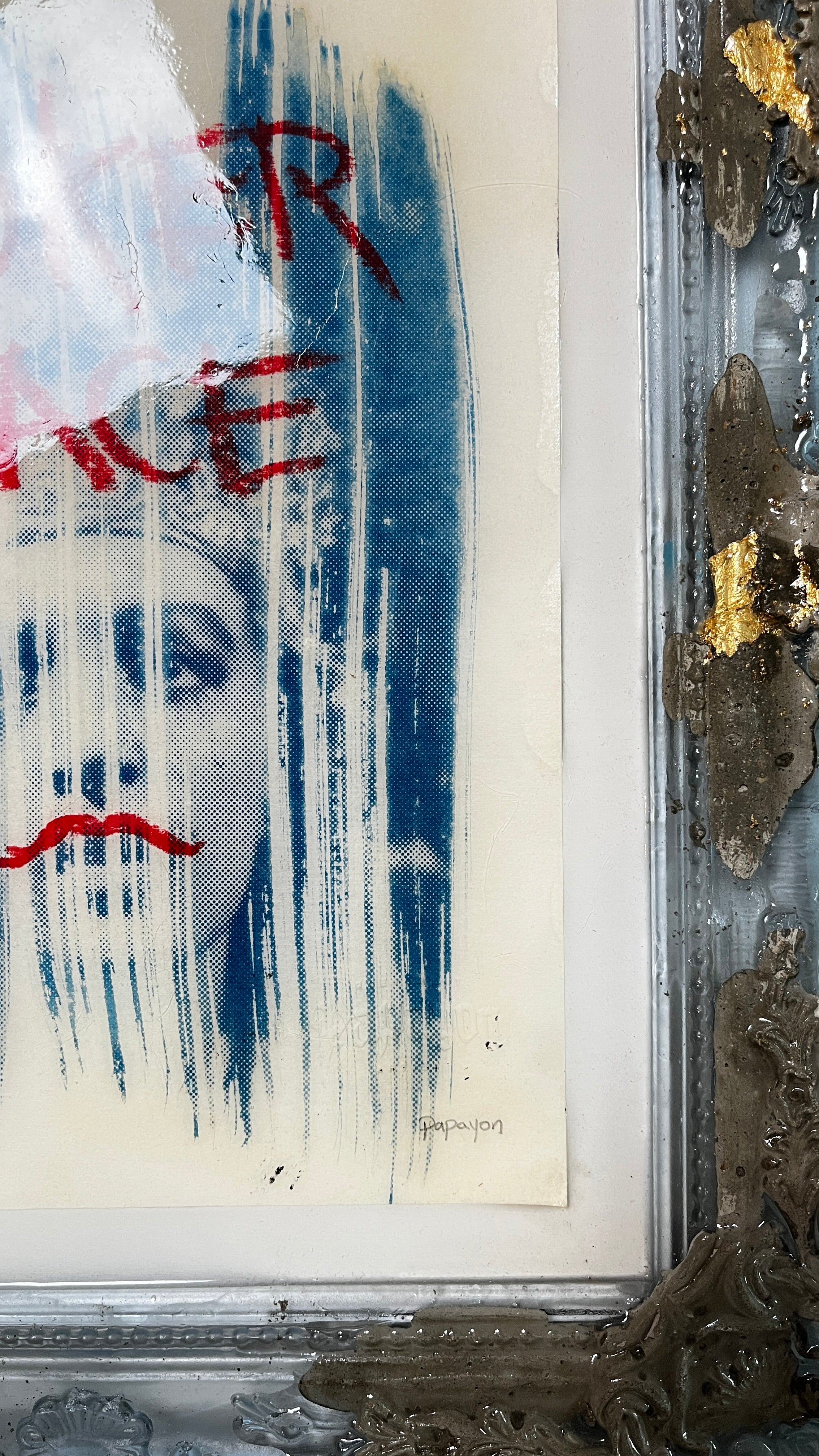 Fachada del estoicismo — Obra de técnica mixta de Papayon