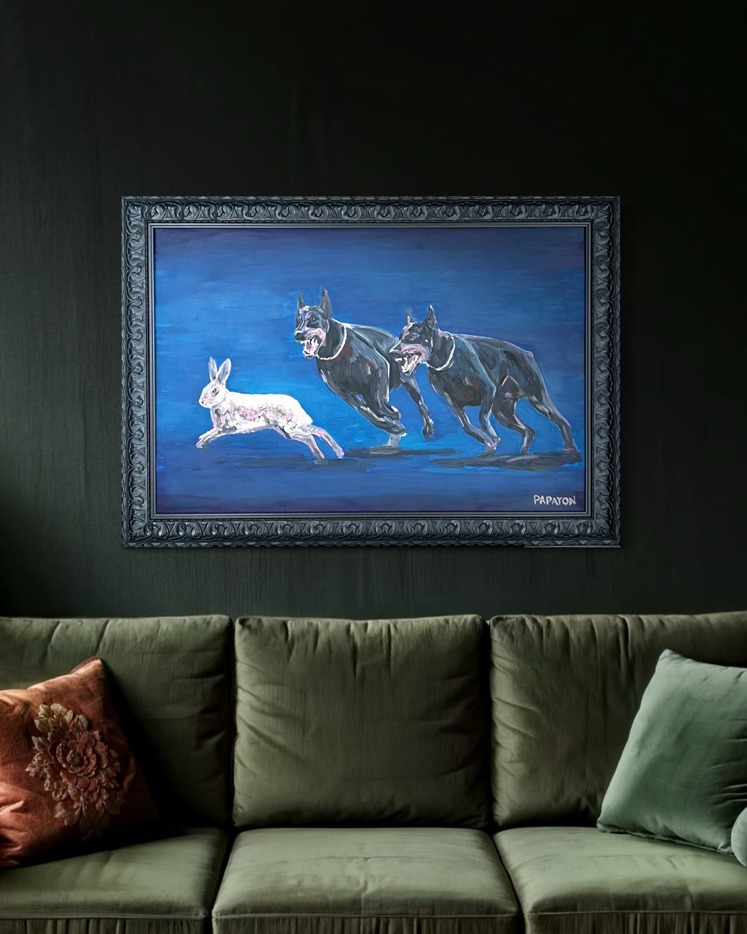 O Fortuna — Original Artwork by Papayon - Oil on canvas board framed