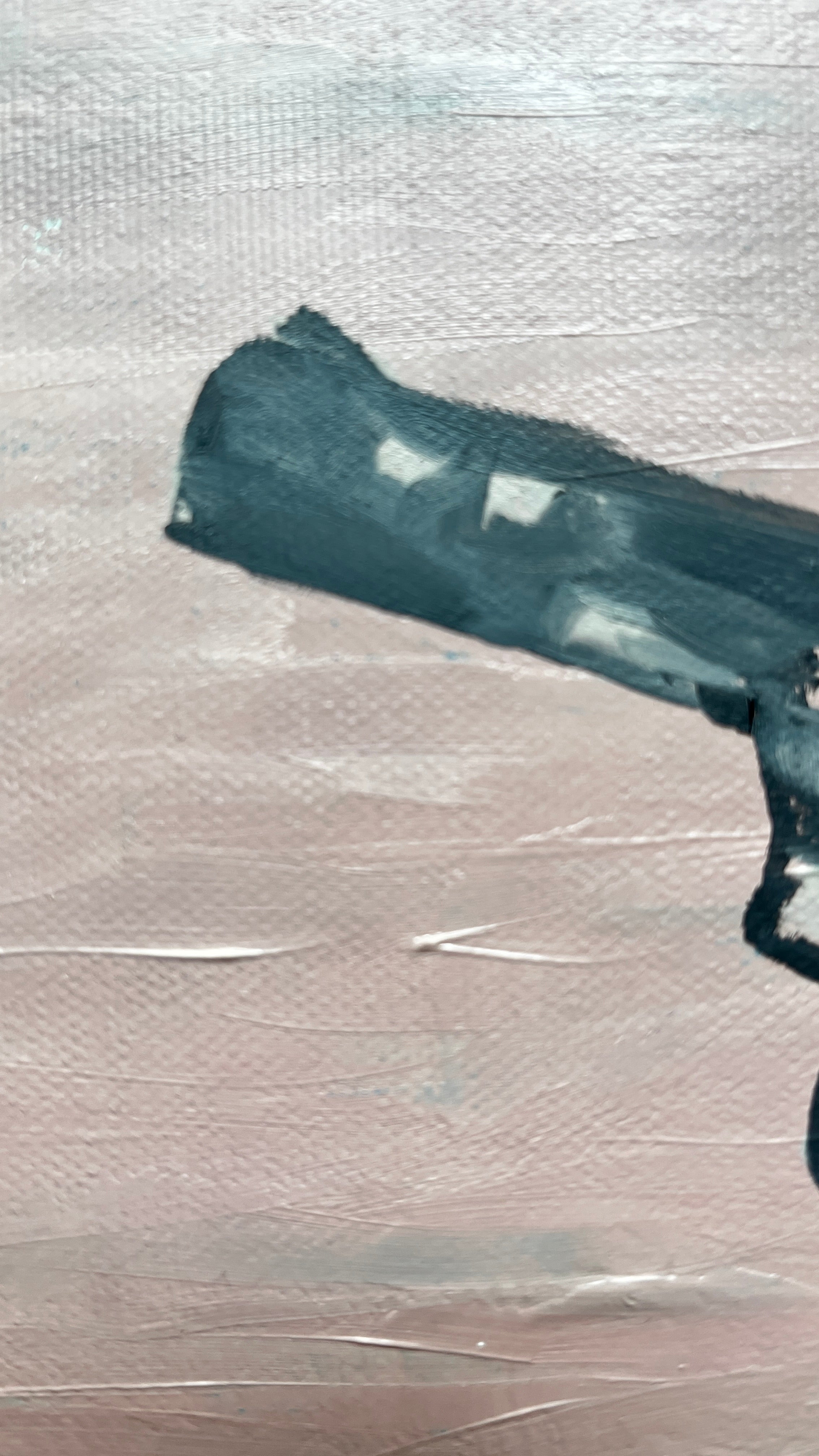 Point Blank — Original artwork by Papayon – Oil on canvas